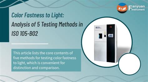 Iso 105 B02 Testing Procedure