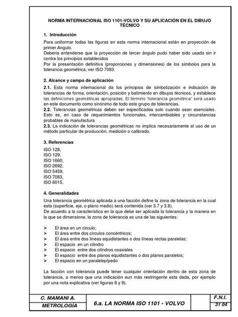 iso 1101 volvo