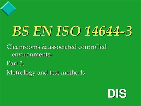Iso 14644 3