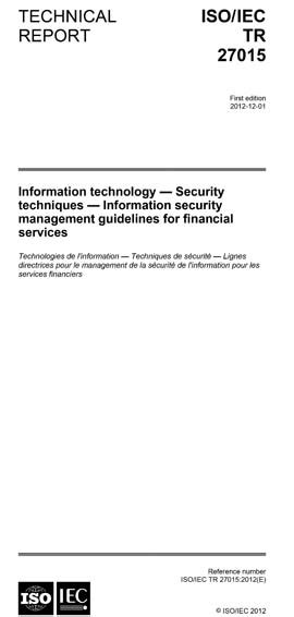 Iso 27015 Standard