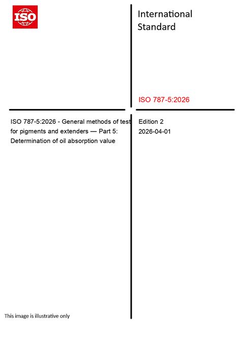 Iso 787 General Methods Of Test For Pigments And