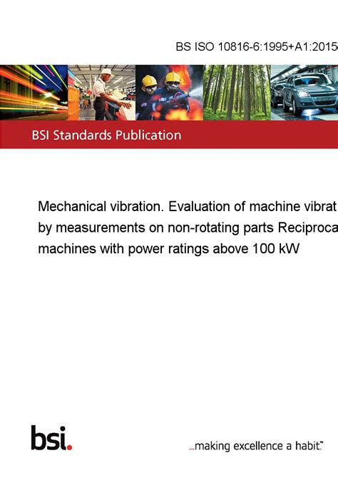 Download Iso 10816 6 1995 Mechanical Vibration Evaluation Of 