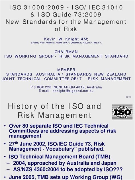 Iso73 Risk