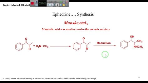 Download Isolation Analysis And Synthesis Of Ephedrine And Its 