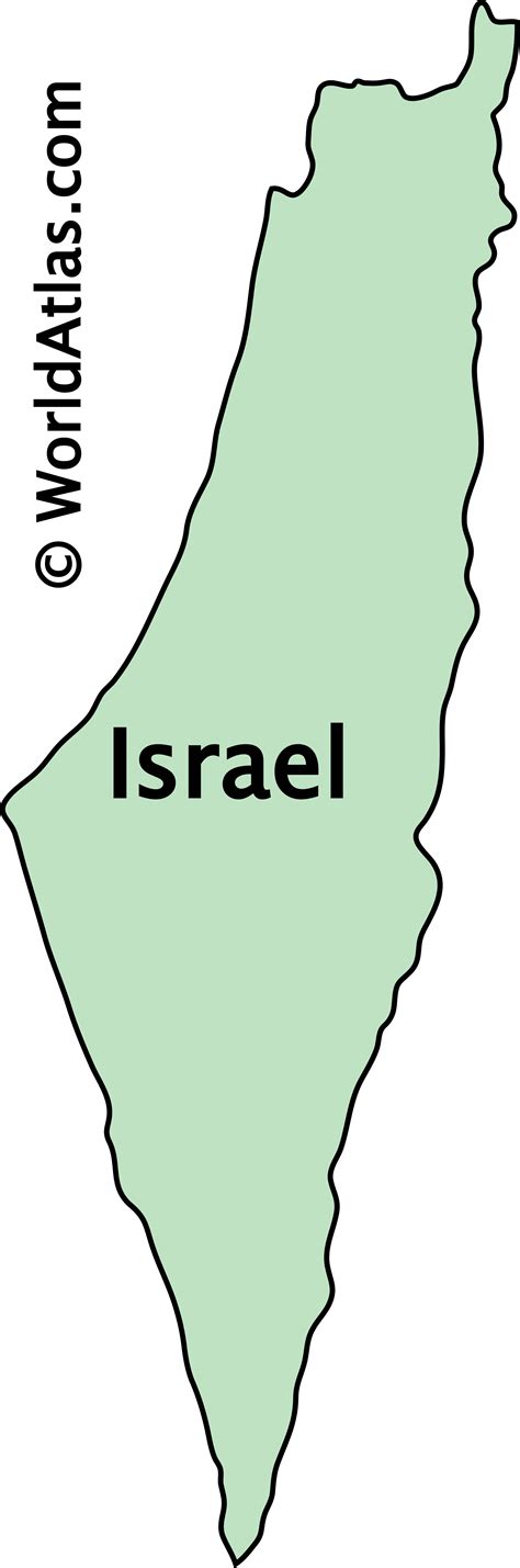 israel map drawing