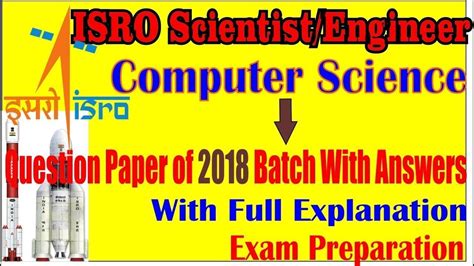 Read Online Isro Exam Papers Computer Science With Answers 