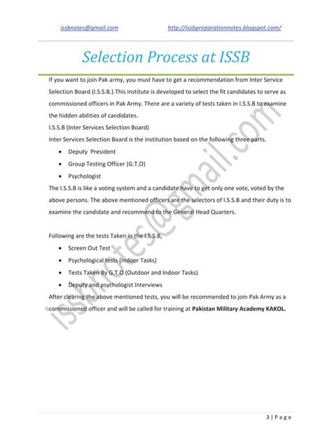 Issb Preparation Websites