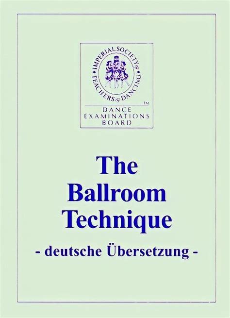 Istd Ballroom Technique