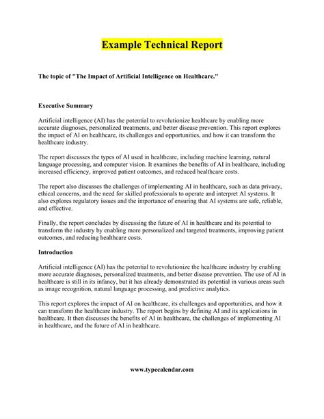 Istructe Example Techncial Report