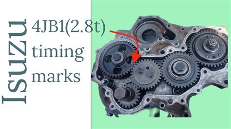 isuzu 4jg2 engine timing marks
