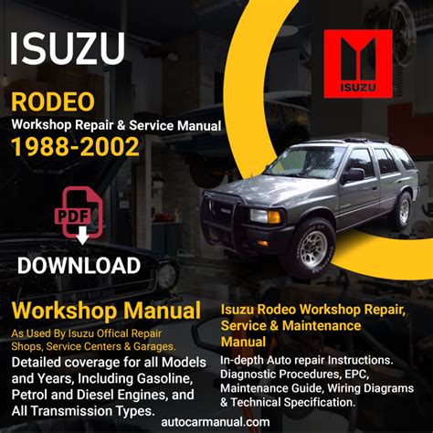 Read Isuzu Rodeo Troubleshooting Guide 