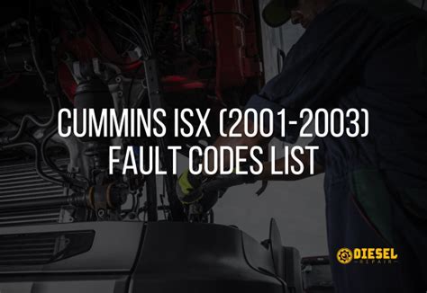 Isx Cummins Engine Fault Code Spn