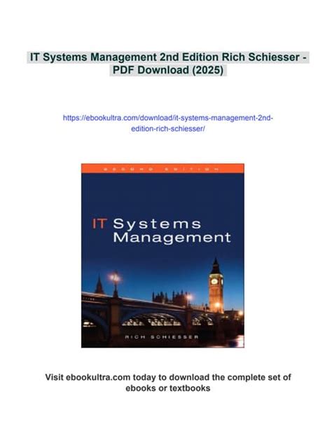 It Systems Management 2nd Edition