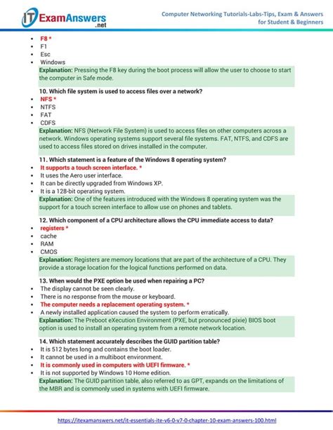 Download It Essentials Chapter 10 Exam 