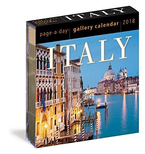 Full Download Italy Page A Day Gallery Calendar 2018 