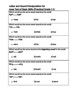 Itbs Practice Test Grade 2