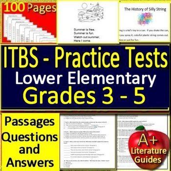 Itbs Practice Test Vocabulary Third Grade