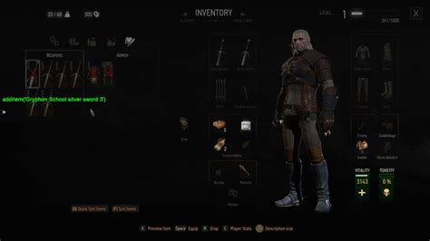 Item Spawn Codes The Witcher 3 Wiki Ign