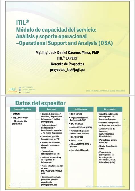 Itil Osa Sample