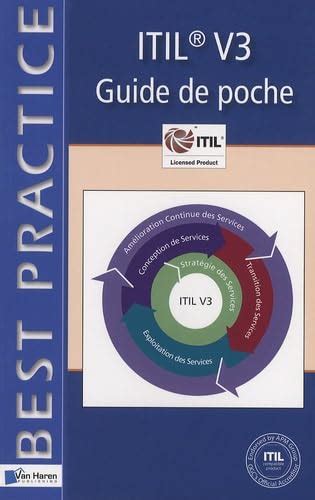 Itil V3 Guide De Poche Best Practice Library French Edition