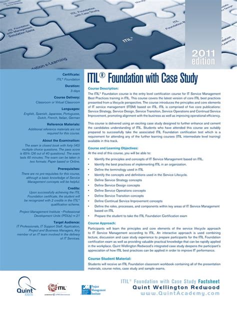 Read Itil Foundation V 2011 V1 Module 3 Service Design 