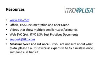 Download Itko Lisa User Guide 