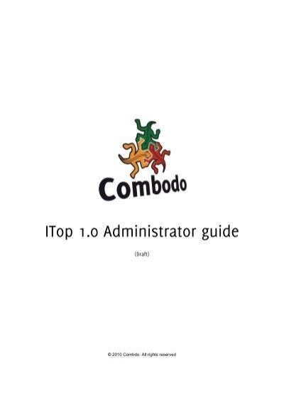 Read Itop 1 0 How To Combodo 