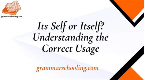 Itself Or It Self