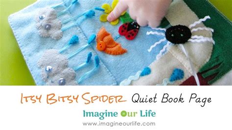 Itsy Bitsy Spider Quiet Book Page Imagine Our Itsy Bitsy Spider Printable Book - Itsy Bitsy Spider Printable Book