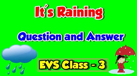 Itu0027s Raining Cbse Class 3 Evs Worksheets 3rd Grade Worksheet About Rain - 3rd Grade Worksheet About Rain