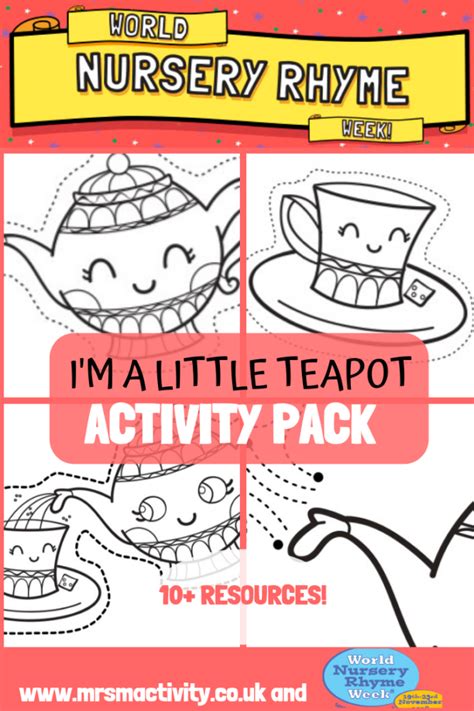 Iu0027m A Little Teapot Activity Worksheets Free Homeschool Im A Little Teapot Coloring Page - Im A Little Teapot Coloring Page