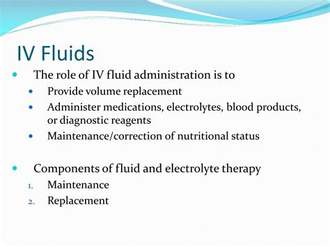 Iv Fluids Ppt