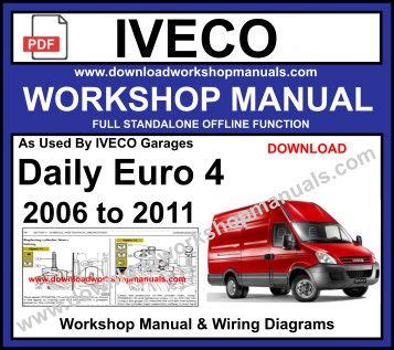 Download Iveco Daily Euro 4Th Generation Workshop Service Repair 