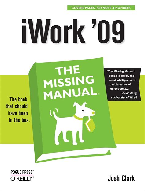 Read Online Iwork The Missing Manual Missing Manuals 
