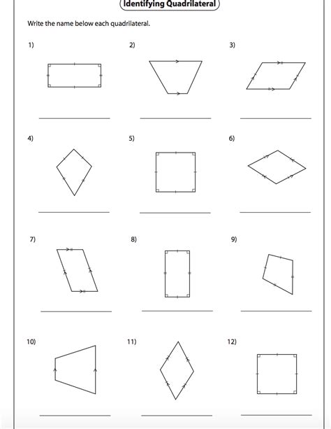 Ixl Classify Quadrilaterals 4th Grade Math Quadrilaterals Worksheets 4th Grade - Quadrilaterals Worksheets 4th Grade