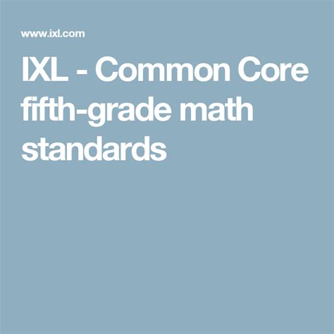 Ixl Common Core Math Standards Ixl Math Standards - Ixl Math Standards