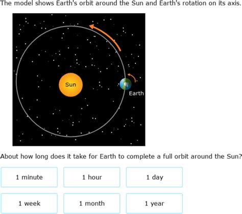 Ixl Earth X27 S Rotation And Orbit 5th Earth S Orbit Worksheet 5th Grade - Earth's Orbit Worksheet 5th Grade