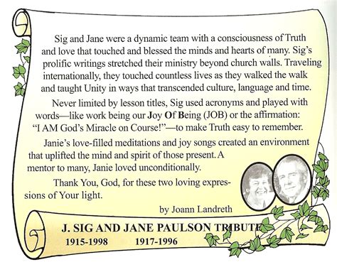 j sig paulson biography definition and examples