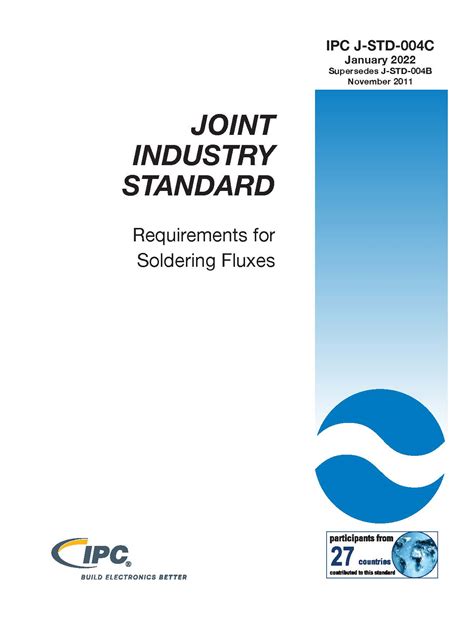 J Std 004 Ipc Association Connecting Electronics Industries