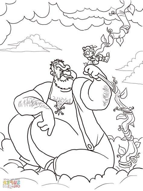 jack and the beanstalk coloring pages