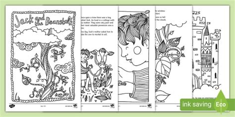 Jack And The Beanstalk Mindfulness Story Exercise Aus Jack And The Beanstalk Colouring - Jack And The Beanstalk Colouring
