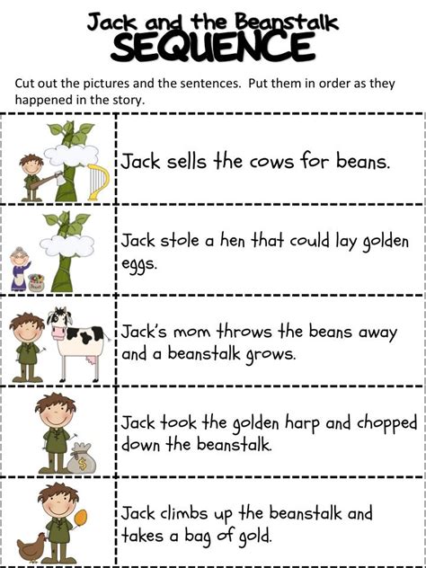 Jack And The Beanstalk Sequencing Activity Pack Twinkl Jack And The Beanstalk Sequencing Pictures - Jack And The Beanstalk Sequencing Pictures