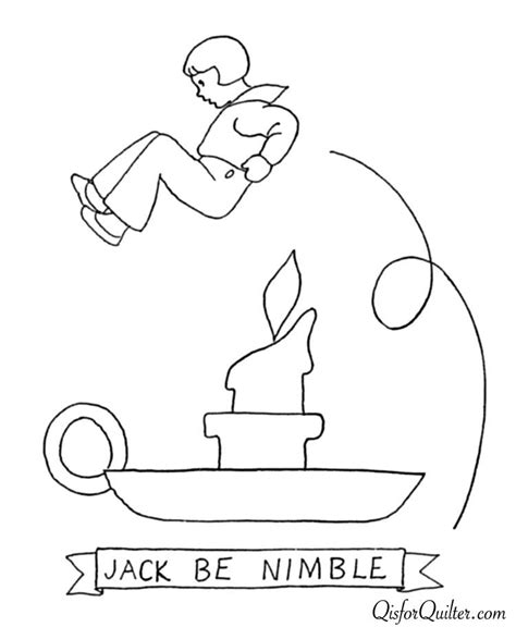 Jack Be Nimble Coloring Page Jack Be Nimble Coloring Page - Jack Be Nimble Coloring Page