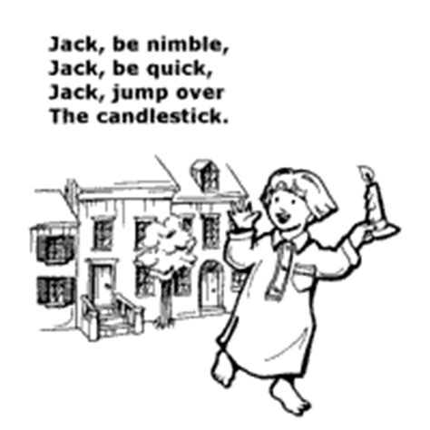 Jack Be Nimble Coloring Pages Surfnetkids Jack Be Nimble Coloring Page - Jack Be Nimble Coloring Page