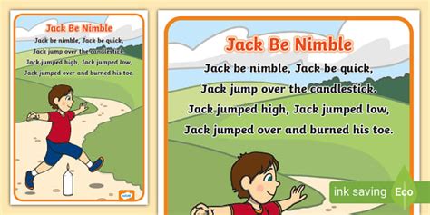 Jack Be Nimble Jack Be Quick