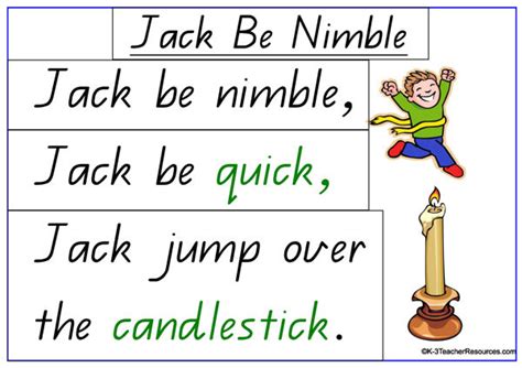 Jack Be Nimble Three Teachers Talk Jack Be Nimble Jack Be Quick - Jack Be Nimble Jack Be Quick