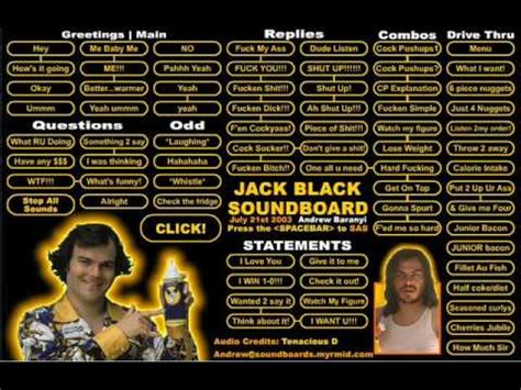 jack black soundboard 2