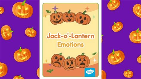 Jack O Lantern Emotions Lessonpix Jack O Lantern Cut And Paste - Jack O Lantern Cut And Paste