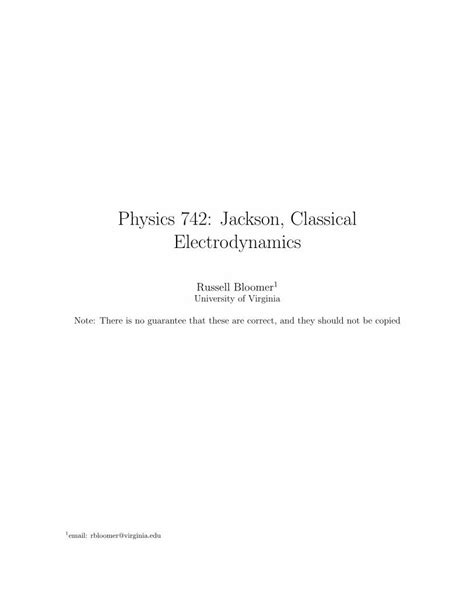 Full Download Jackson Electrodynamics Solutions Chapter 3 