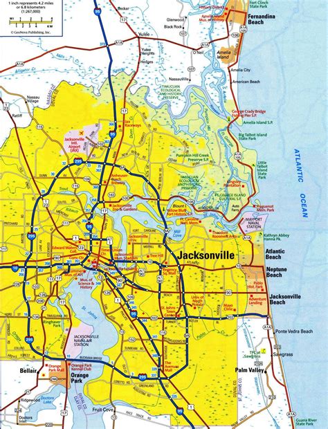 jacksonville florida map